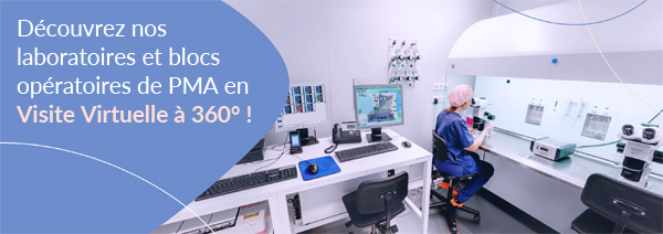 Découvrez nos laboratoires et blocs opératoires de procréation médicalement assistée en Visite Virtuelle à 360º !
