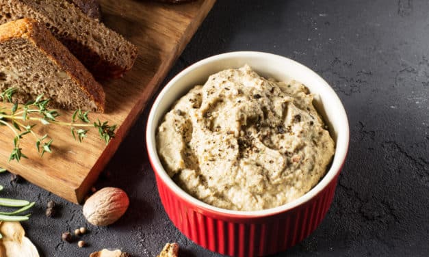 Paté de champiñones y semillas de girasol