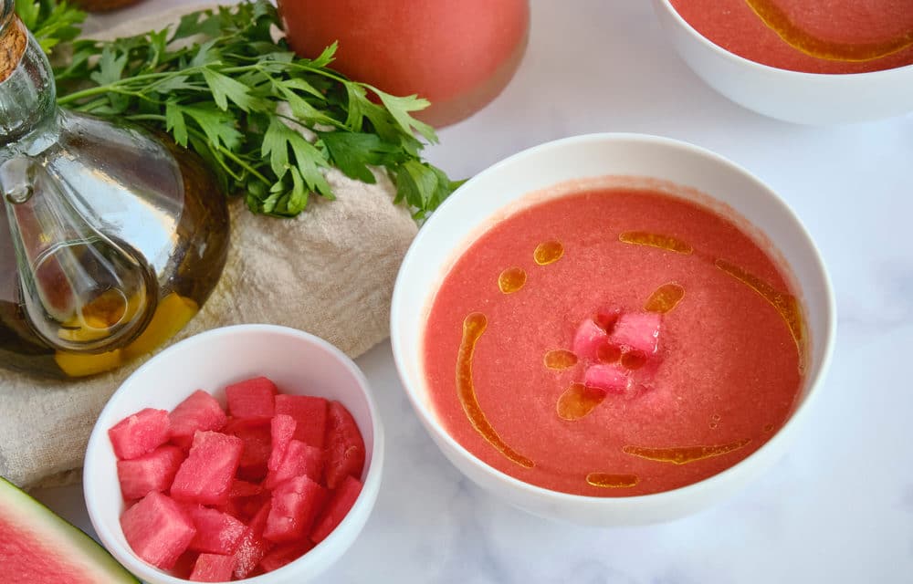 Gazpacho suave de sandía