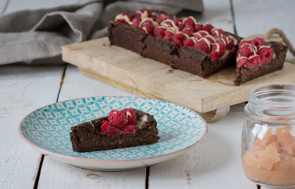 Tarta de chocolate “sin”, con dos ingredientes