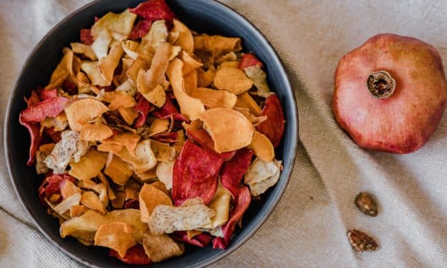 Chips de verduras al horno