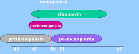 Menopausia, climaterio, perimenopausia, premenopausia, posmenopausia