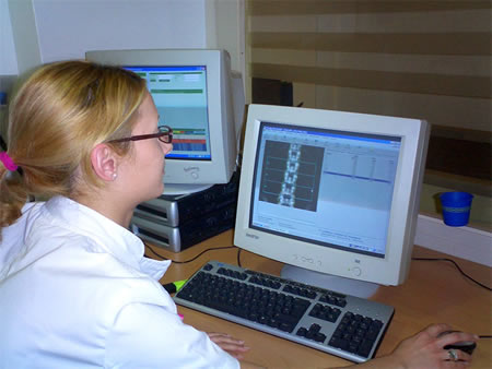 Realización de una densitometría ósea